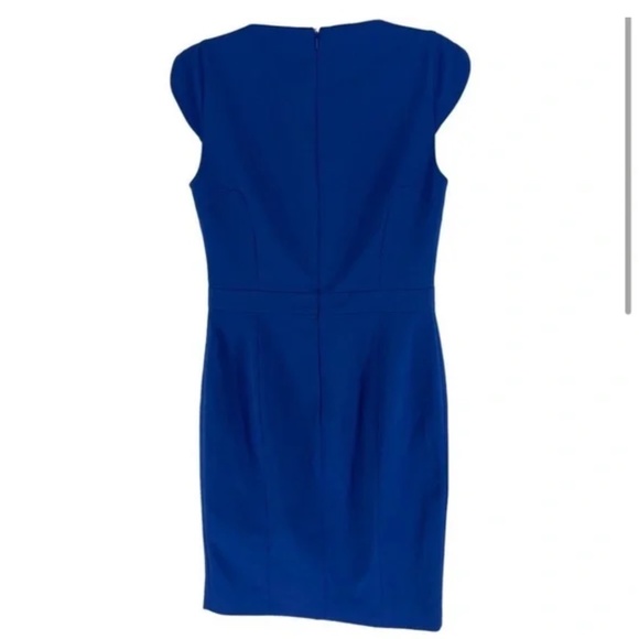 NWOT French Connection Women Lolo Stretch Cobalt Blue Size 6 Cocktail Dress - Picture 6 of 7
